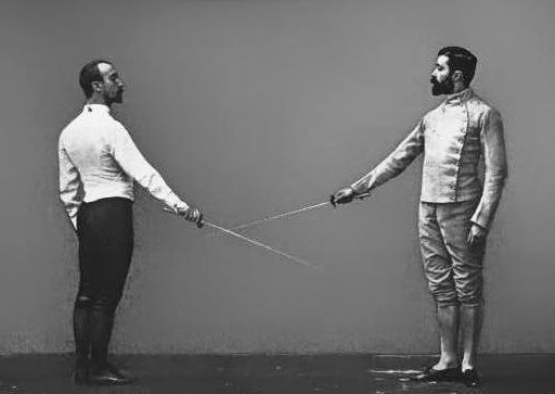 Manrique’s Fencing Foil salute
